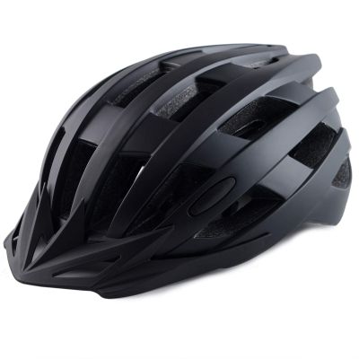 Youth Bike Helmets, Adjustable Teenage Ages 8-14 Bicycle Helmet, Lightweight Road Mountain Cycling Safety Sports Helmets with Detachable Visor Black M