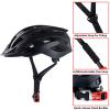 Youth Bike Helmets, Adjustable Teenage Ages 8-14 Bicycle Helmet, Lightweight Road Mountain Cycling Safety Sports Helmets with Detachable Visor Black M view 3