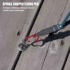 10PCS Deck Anchor Pegs, Windproof Aluminium Alloy Octopus Tent Stakes with Spring Buckle, Portable Wind Rope Anchor, Camping Tent Nail view 3