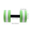 DOITOOL Aquatic Exercise Dumbbells Set of 2 Water Dumbbells for Water Aerobics, Lightweight Foam Dumbbell Pool Resistance Water Fitness Equipment for Loss (Green) view 3