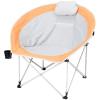 Camping Chair Folding Chairs Lawn Chairs Camping Chair Balcony Chair Plus Cotton Casual Adult Home Folding Chair Lazy Sofa Chair Folding Chair Camp Chair Moon Chair (Color : Yellow) view 1