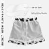 Aflyko Boys' Board Shorts Cow Print Bathing Suit Toddler Swim Trunk Girls Beach Swimwear view 3