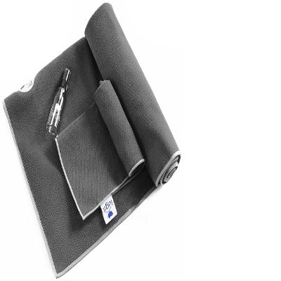 IUGA Premium Set- Includes 1 Non Slip Yoga Towel, 1 Non Slip Textured Surface Yoga Mat