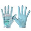 Biggold 1 Pair Women Golf Gloves Right Hand and Left Hand Anti-Slip Breathable Gloves Ladies Outdoor Sports Protetive Gloves (Blue,18) view 1