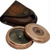 CH Copper Pocket Compass- Brass Nautical 2" Antique Compass -Classic Pocket Style Camping Old Fashioned Copper Compass - Robert Frost Poem view 4