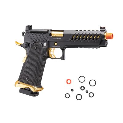Lancer Tactical Knightshade Hi-Capa Gas Blowback Full Steel Airsoft Pistol