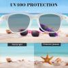 FEPITO 24 Pack Party Sunglasses Bulk for Birthday Party Favors Goody Bag Fillers for Beach Pool Party Toys for Adults, White view 4