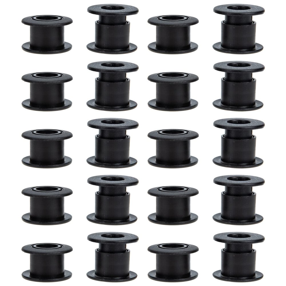 INOOMP 10pairs Foosball Table Bushings Durable Bearings for Standard Football Machines Easy to Install and Replace for Foosball Table Parts and Accessories