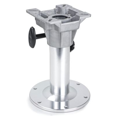 NESHULT Aluminum Adjustable Height Locking Boat Seat Pedestal 12-Inch to 18-Inch