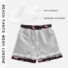 Aflyko Animal Board Shorts Tropical Pink Flamingo Boys Girls Swim Trunk Teens Beach Swimwear XL view 3