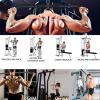 DYK&NX Multifunction Adjustable LAT Pull Down Bar, Heavy Duty DIY Bicep Pull Bar with Rubber Grips for Gym Strength Workout Body Training Muscle Building view 2