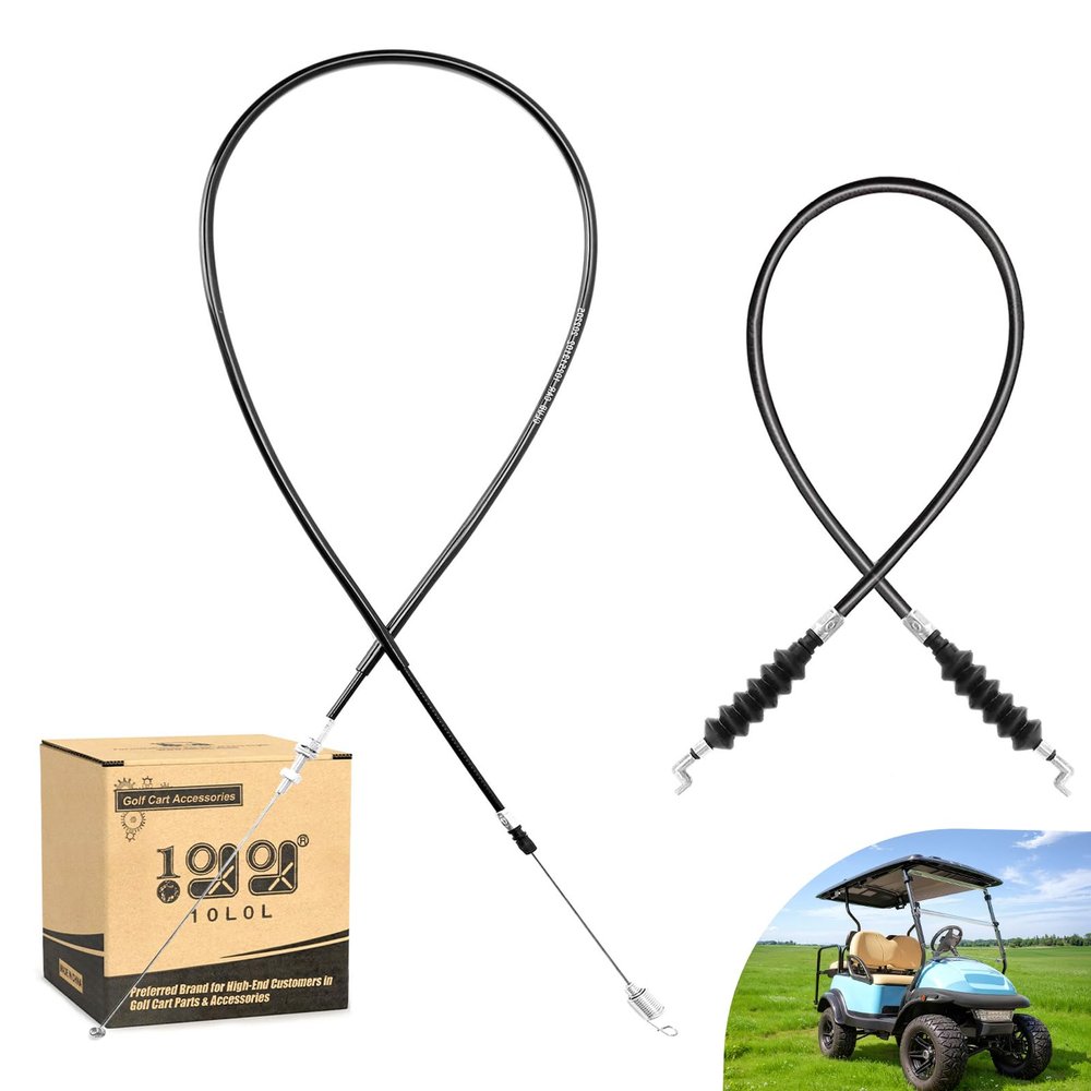 10L0L Governor and Accelerator Throttle Cable Kit for Club Car Precedent Gas Golf Cart 2004-up, Replace 102336001 102513102