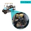 10L0L Governor and Accelerator Throttle Cable Kit for Club Car Precedent Gas Golf Cart 2004-up, Replace 102336001 102513102 view 3