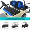 10L0L Golf Cart Front Rear Seat Cover Set for EZGO TXT RXV & Club Car DS 2000-up(Flat Backrest), Made of 3D Air Mesh Polyester Fabric Breathable Washable, Blue view 4