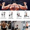 DYK&NX Multi Grip Adjustable LAT Pulldown Attachments, LAT Pull Down Bar with Non-Slip Handle,Gym Exercise Pull Down Bar for LAT Pulldowns,Triceps,Shoulder and Back view 2