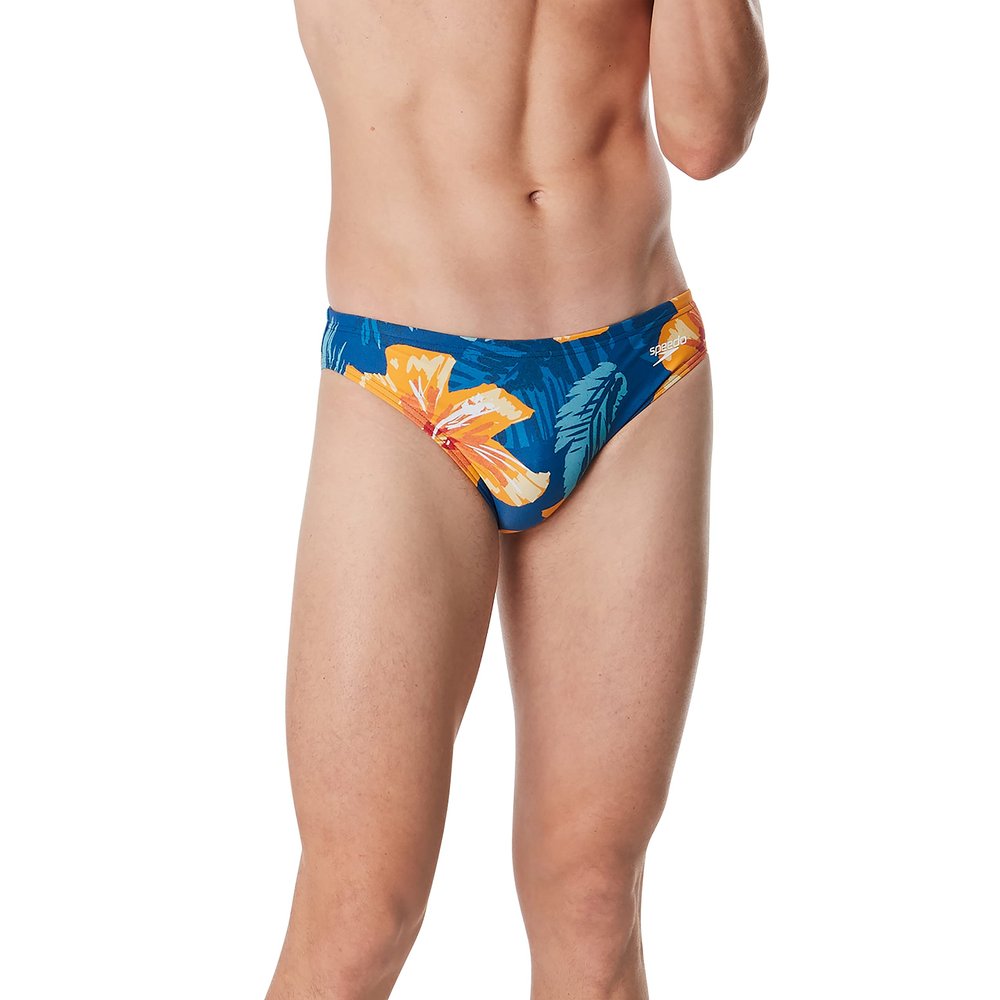 Speedo Men's Swimsuit Brief Creora Highclo Printed