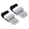 Abaodam Elastic Cotton Socks 3 Pairs Tabi Toe Socks Unisex Casual Sandal Two Toe Tabi Indoor Outdoor Hiking or Casual Women Men (White+ Grey+ Black) Men view 1