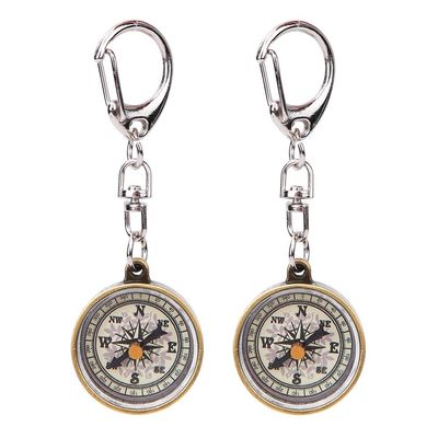 2PCS Zinc Alloy Compact Military Compass,Camping Survival Compass, Hiking, Backpacking, and Camping Accessory for Outdoor Navigation Tools, Camping Survival Compass,2PCS Zinc Alloy Compact Mcompa