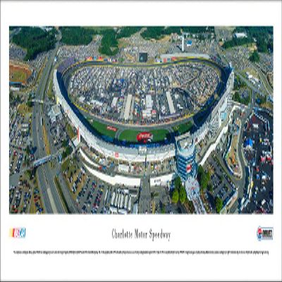 Charlotte Motor Speedway - Unframed 40 x 13.5 NASCAR Poster by Blakeway Panoramas