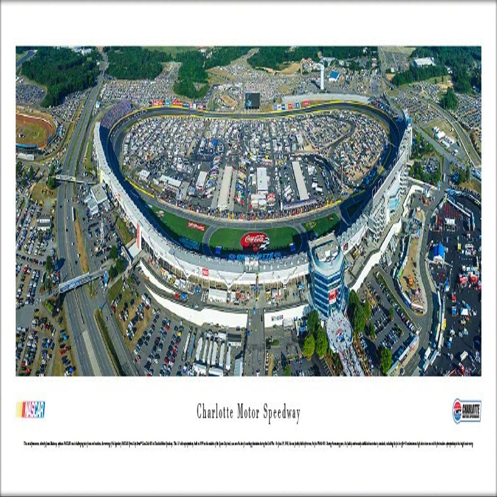 Charlotte Motor Speedway - Unframed 40 x 13.5 NASCAR Poster by Blakeway Panoramas