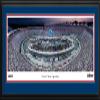 Bristol Motor Speedway Night Race - 44x18-inch Double Mat, Deluxe Framed NASCAR Print by Blakeway Panoramas view 1