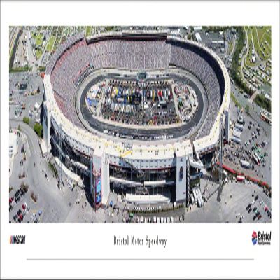 Bristol Motor Speedway - Unframed 40 x 13.5 NASCAR Poster by Blakeway Panoramas