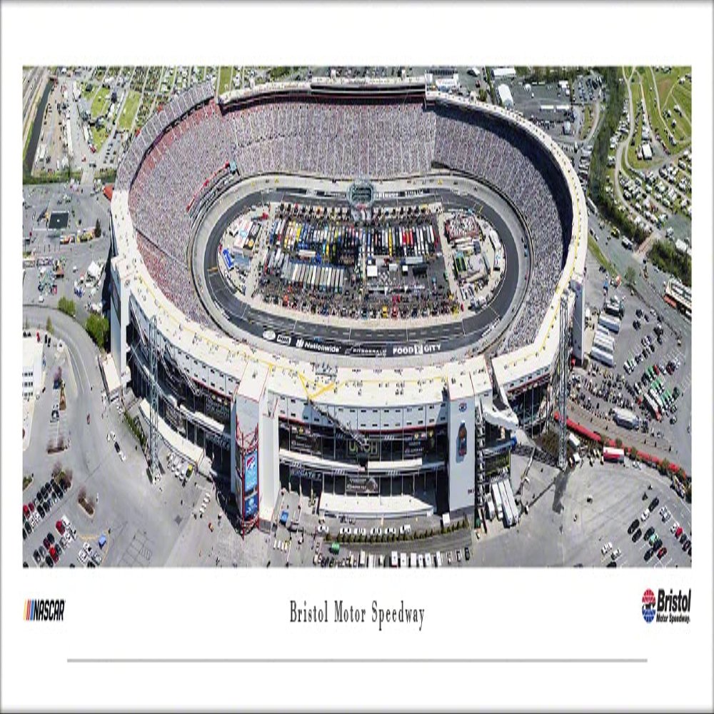 Bristol Motor Speedway - Unframed 40 x 13.5 NASCAR Poster by Blakeway Panoramas
