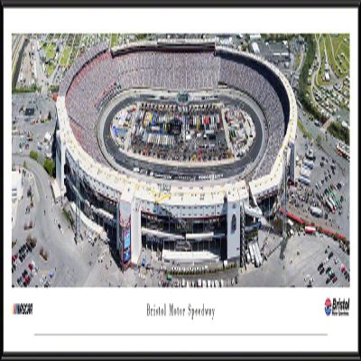 Bristol Motor Speedway - 40.25x13.75-inch Standard Framed NASCAR Print by Blakeway Panoramas
