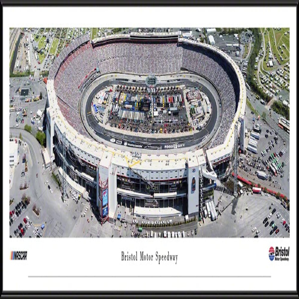 Bristol Motor Speedway - 40.25x13.75-inch Standard Framed NASCAR Print by Blakeway Panoramas
