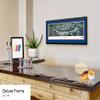 Charlotte Motor Speedway - 44x18-inch Double Mat, Deluxe Framed NASCAR Print by Blakeway Panoramas view 2