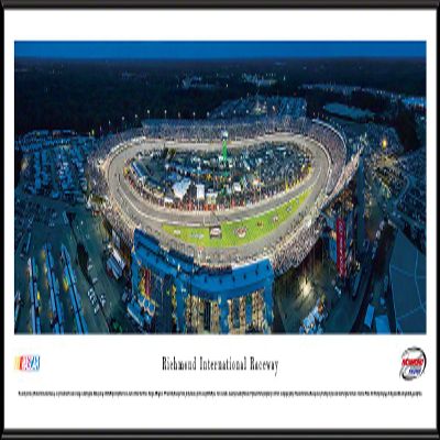 Richmond International Raceway - 40.25x13.75-inch Standard Framed NASCAR Print by Blakeway Panoramas