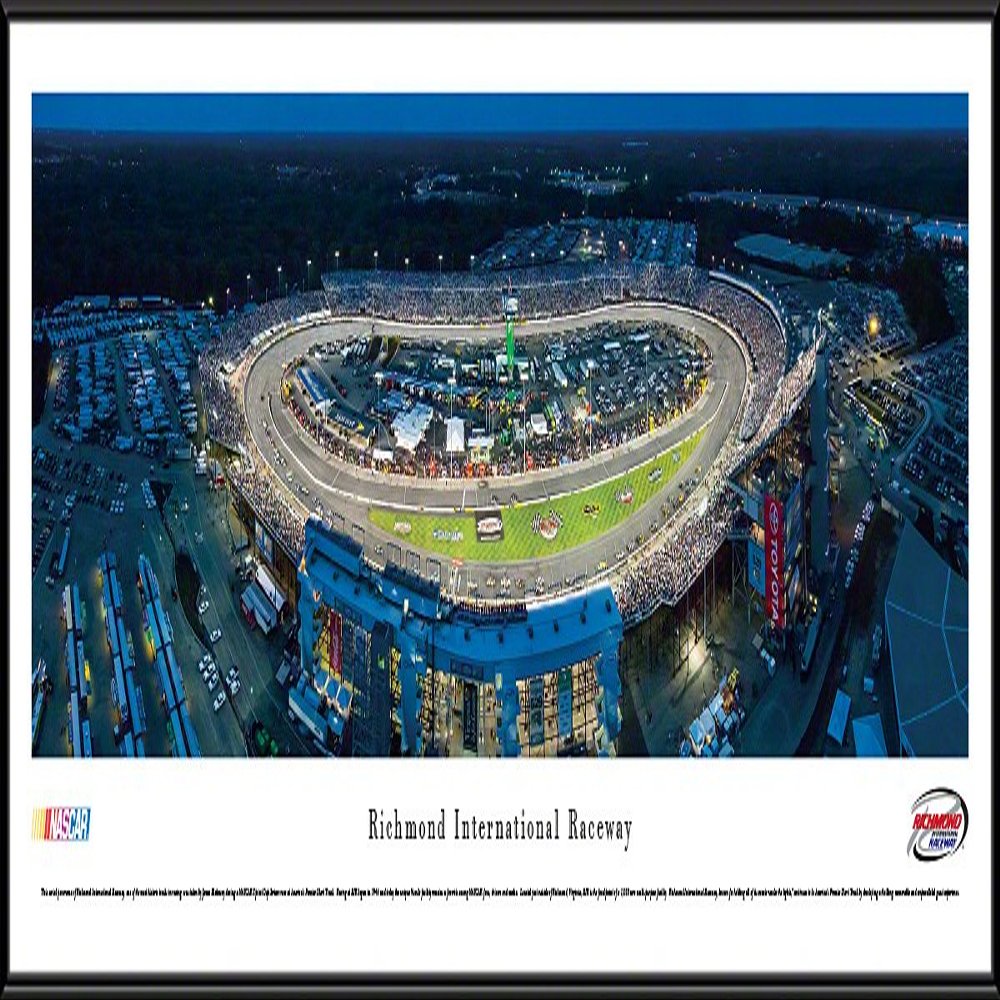 Richmond International Raceway - 40.25x13.75-inch Standard Framed NASCAR Print by Blakeway Panoramas