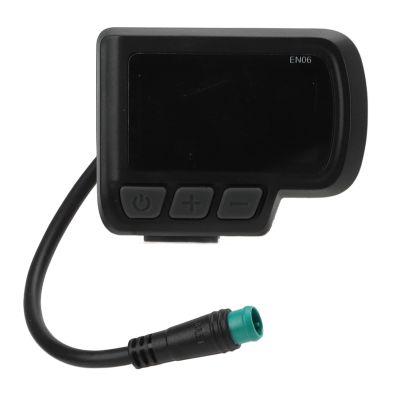 Bnineteenteam Electric EN06 LCD Display,24V 36V 48V Speed Meter with Connector for Electric Mountain Scooter