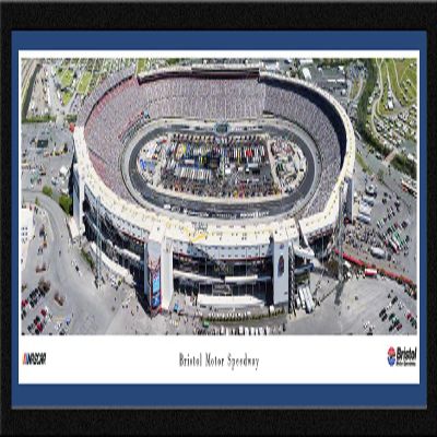 Bristol Motor Speedway - 42x15.5-inch Single Mat, Select Framed NASCAR Print by Blakeway Panoramas