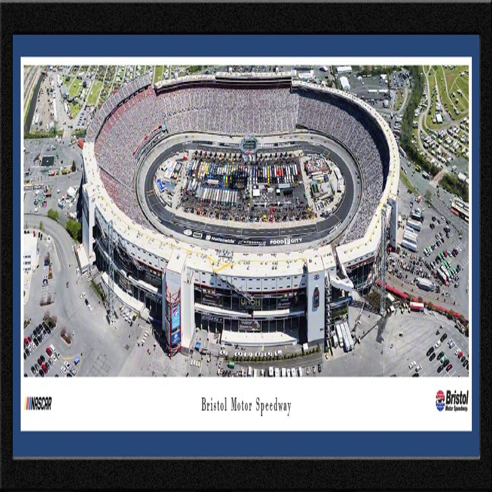 Bristol Motor Speedway - 42x15.5-inch Single Mat, Select Framed NASCAR Print by Blakeway Panoramas