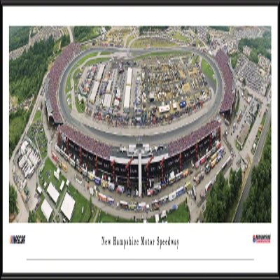 New Hampshire Motor Speedway - 40.25x13.75-inch Standard Framed NASCAR Print by Blakeway Panoramas
