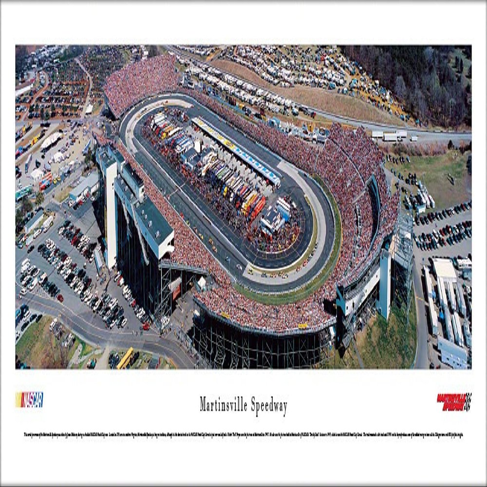 Martinsville Speedway - Unframed 40 x 13.5 NASCAR Poster by Blakeway Panoramas
