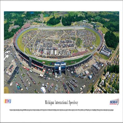 Michigan International Speedway - Unframed 40 x 13.5 NASCAR Poster by Blakeway Panoramas