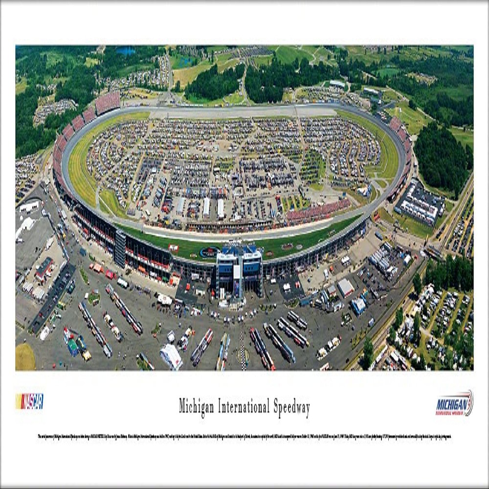 Michigan International Speedway - Unframed 40 x 13.5 NASCAR Poster by Blakeway Panoramas