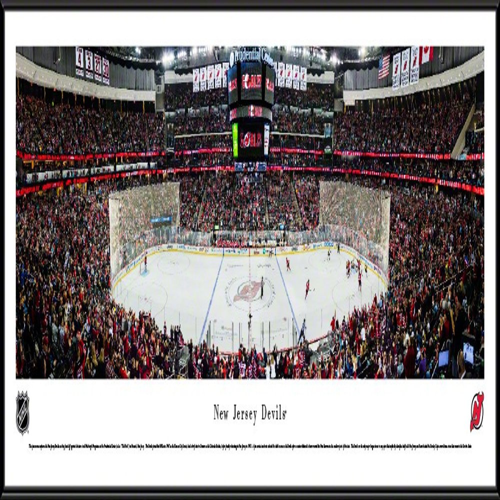 New Jersey Devils - 40.25x13.75-inch Standard Framed Picture by Blakeway Panoramas