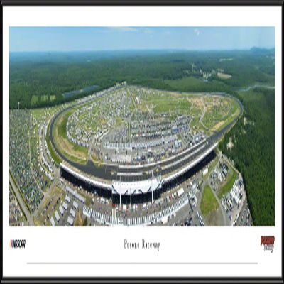 Pocono Raceway - 40.25x13.75-inch Standard Framed NASCAR Print by Blakeway Panoramas