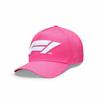 Formula 1 - Official Merchandise - Formula 1 Hat - Large F1 Logo Baseball Hat - Pink view 1