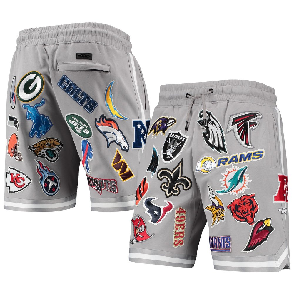 Pro Standard Men's Gray NFL Pro League Allover Shorts