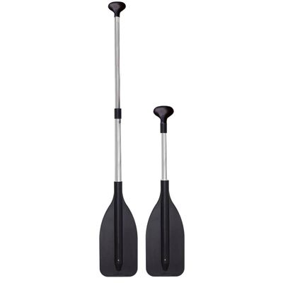 Oceansouth Adjustable Aluminum Telescopic Paddles x2 (Length 30 48 (2 Part) - Black)