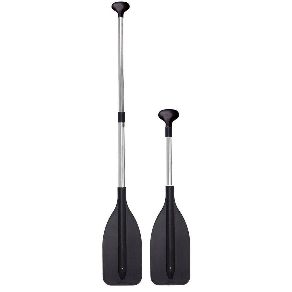 Oceansouth Adjustable Aluminum Telescopic Paddles x2 (Length 30 48 (2 Part) - Black)