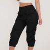 Cargo Joggers Women's Relaxed Fit Stretch Cargo Straight Pant Casual High Waist Military Outdoor Trousers Sweatpants view 2