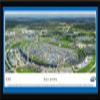 Kansas Speedway - 42x15.5-inch Single Mat, Select Framed NASCAR Print by Blakeway Panoramas view 1