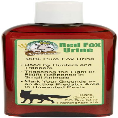Just Scentsational FU-4 Red Fox Urine for Gardens, Hunters, and Trappers, 4 oz, Pack of 2