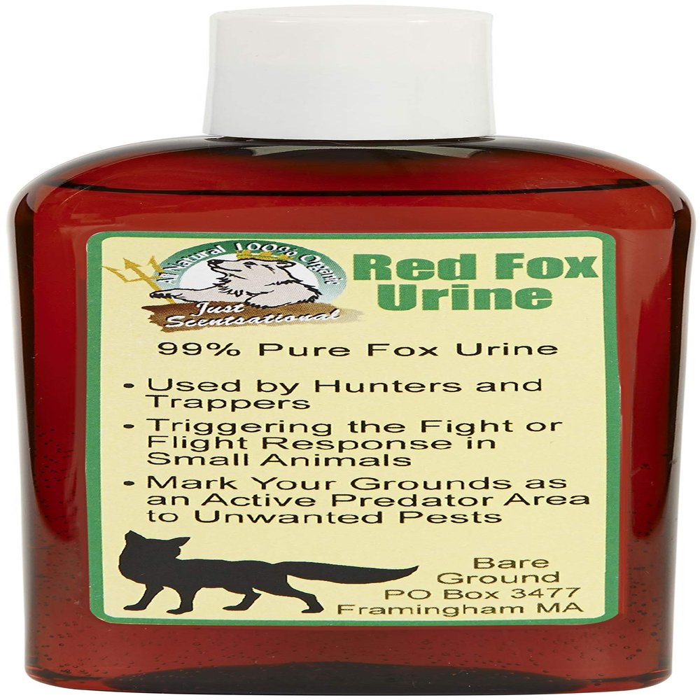 Just Scentsational FU-4 Red Fox Urine for Gardens, Hunters, and Trappers, 4 oz, Pack of 2