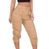 Cargo Joggers Women's Relaxed Fit Stretch Cargo Straight Pant Casual High Waist Military Outdoor Trousers Sweatpants view 1